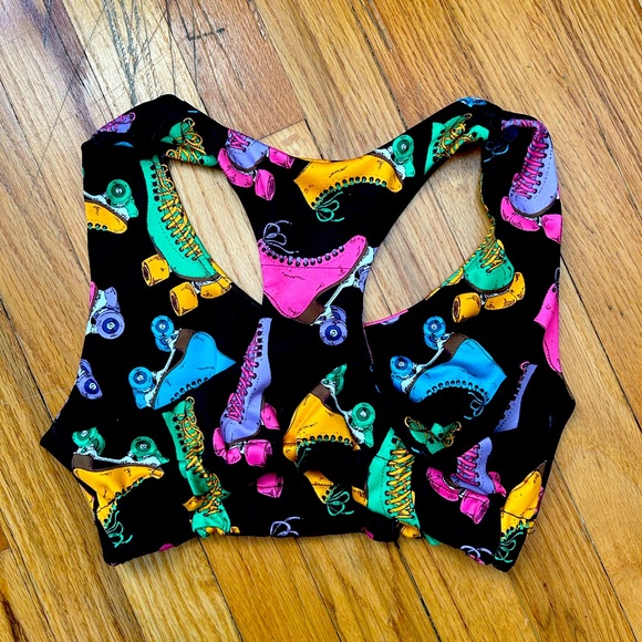 Brave New Look Roller-Skate Sports Bra - Picture 2 of 3